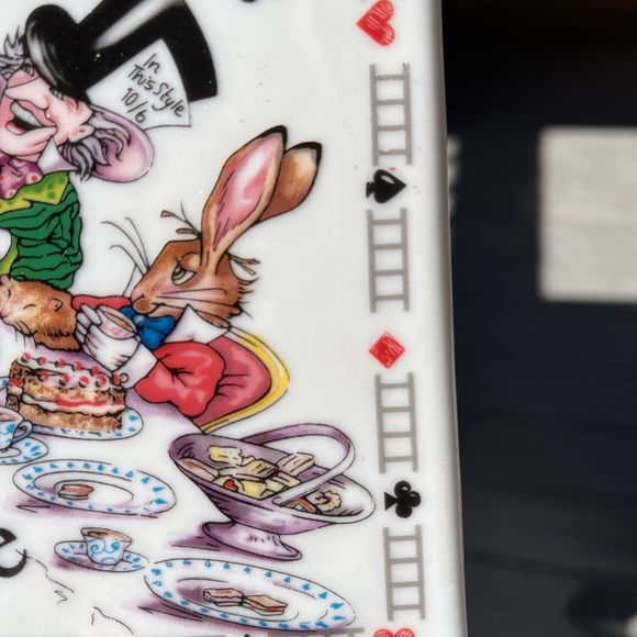 VTG Alice in Wonderland 6” Decorative Tile - Picture 6 of 7